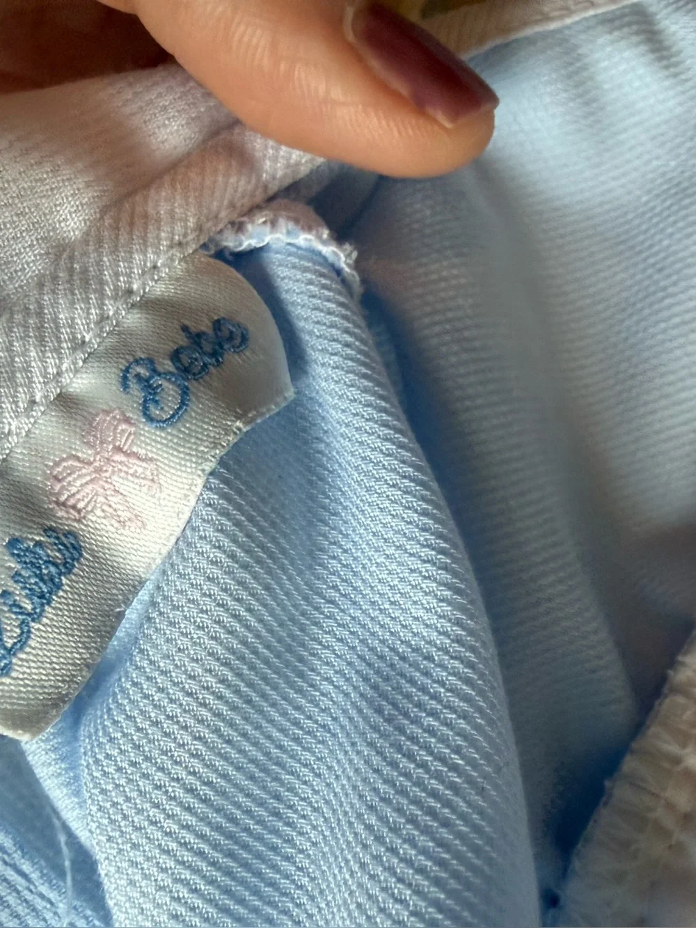 Little Bebe smocked blue top classic size 18 mo
